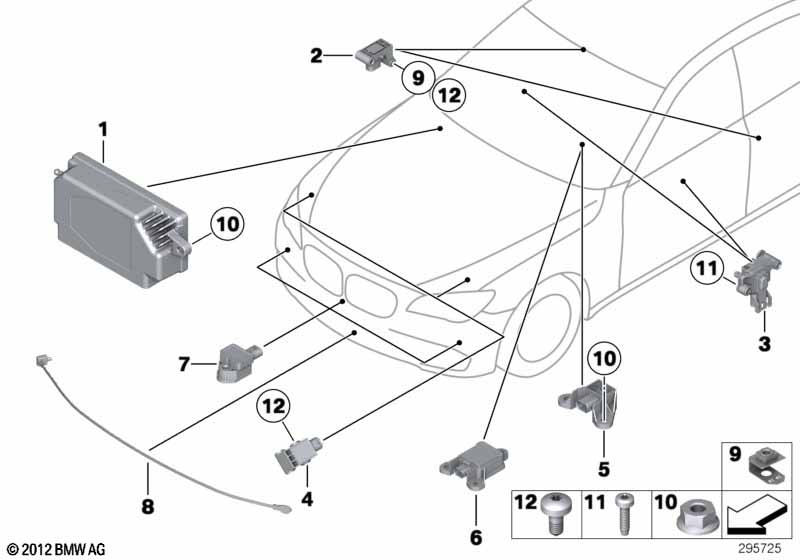 Elektro-onderdelen v airbag