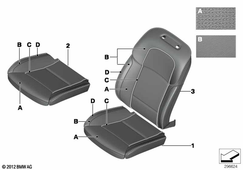 Ind. bekleding comfortstoel Leer Klima