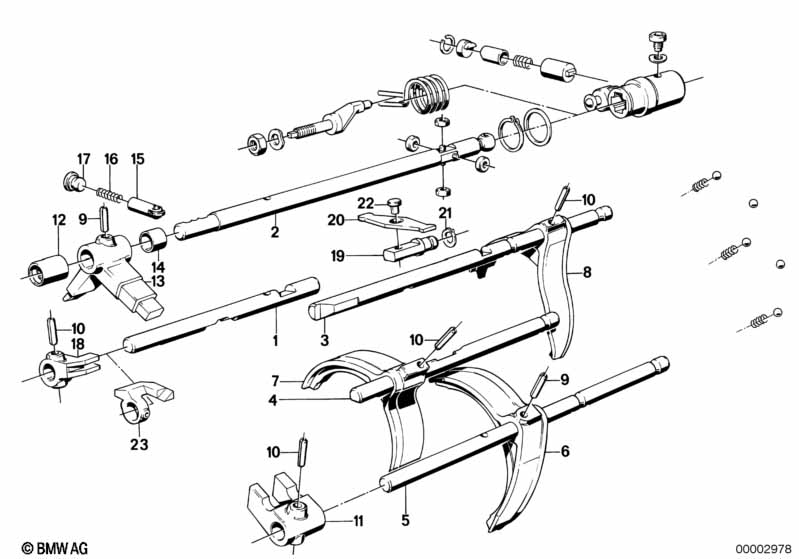 Getrag 265/6 gangwissel onderdel.inner