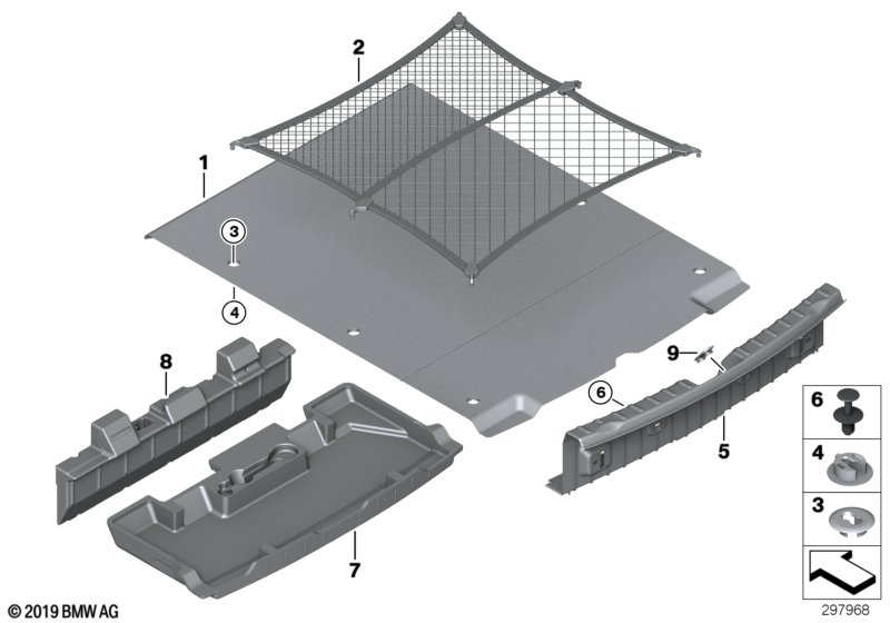 Bekleding bagageruimtebodem