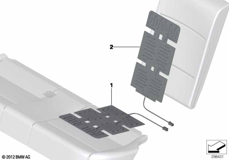 Elektr. onderd. buddyseatverw. achter