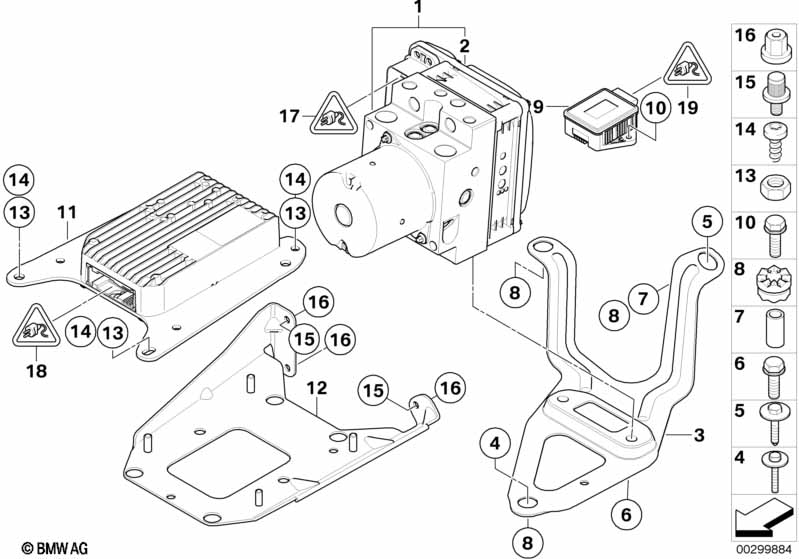 Hydroaggreg.DXC/bevestiging/sensor