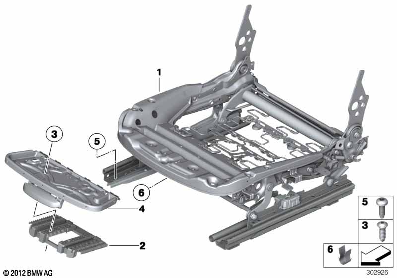 Stoel voor stoelframe