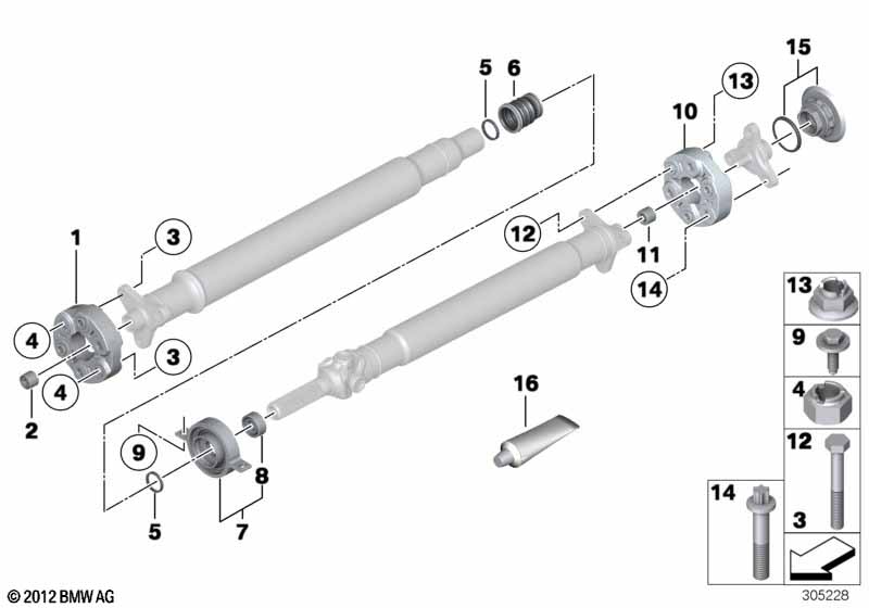 Flexibele koppel./tussenlager/inlegmoer