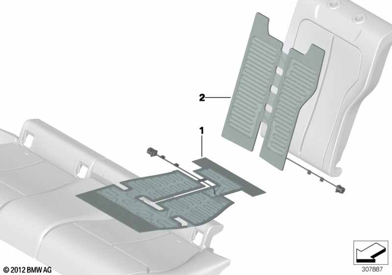 Elektr. onderd. buddyseatverw. achter