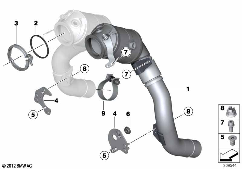 Katalysator dichtst bij motor