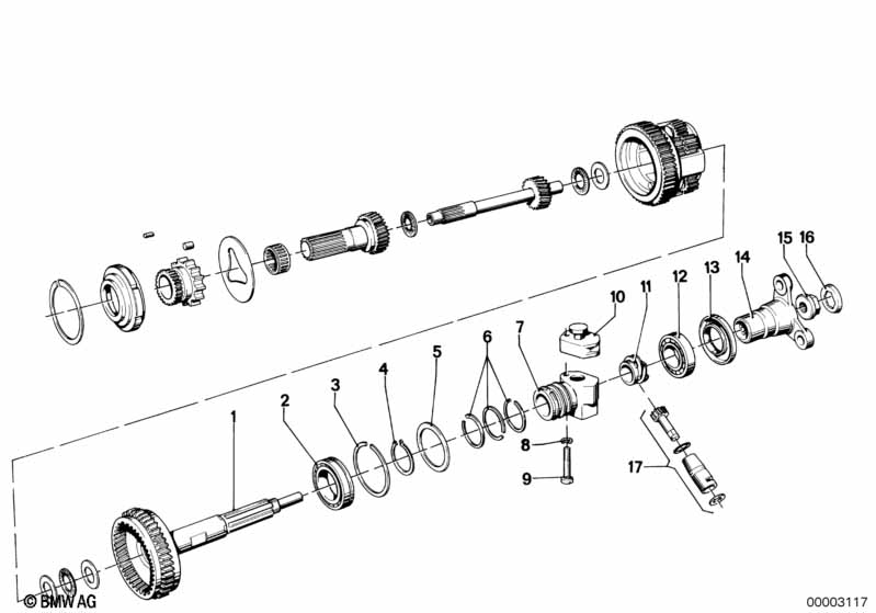 ZF 3HP12 Afdrijving/Tacho-aandrijving