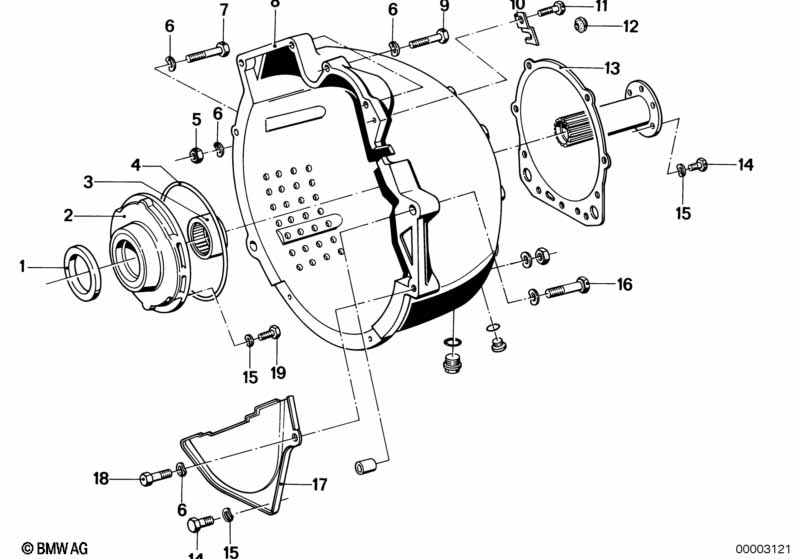 ZF 3hp20 huisdeel/olievoorziening