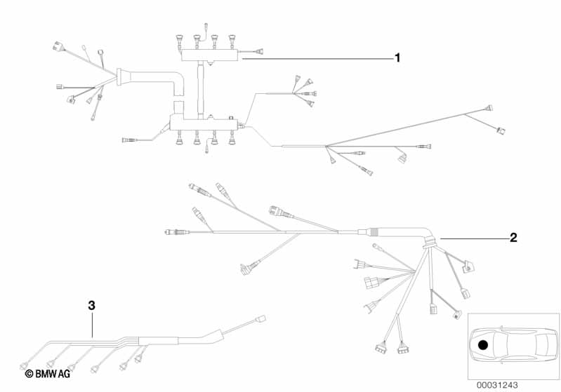 Kabelboom motor