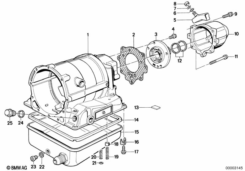 ZF 3hp22 huisdeel/oliecarter