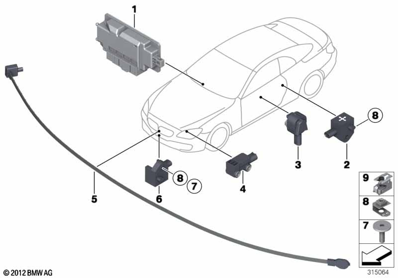 Elektro-onderdelen v airbag