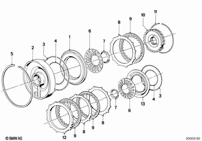 ZF 3hp22 remkoppeling C/C'