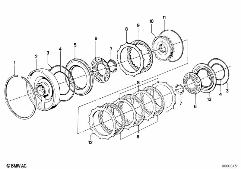 ZF 3hp22 remkoppeling C/C'