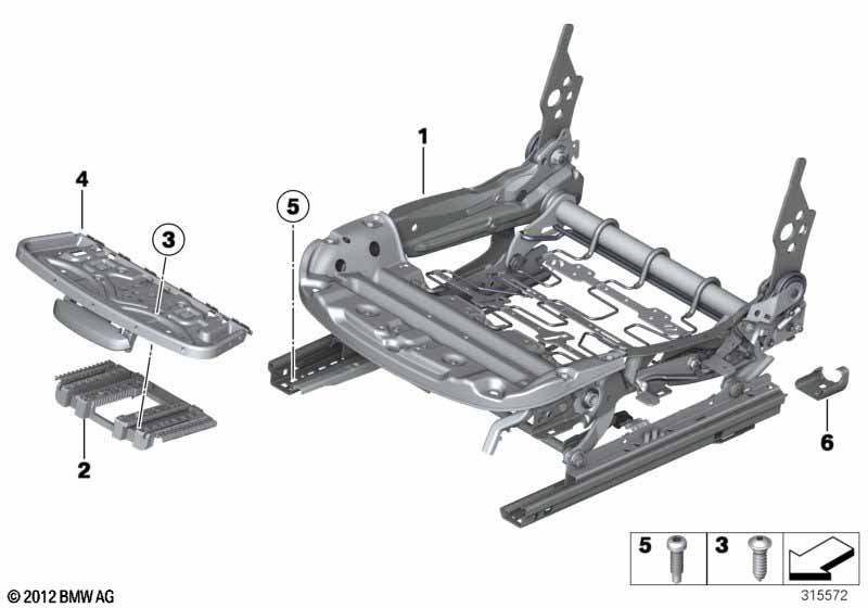 Stoel voor stoelframe