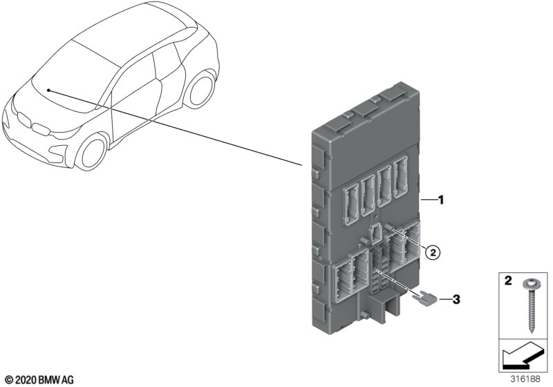 Regeleenheid Body Domain Controler BDC