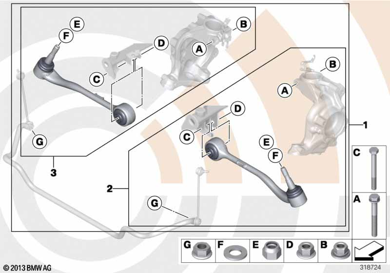 Service Kit dwarsdraagarm / Value Line