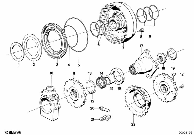 ZF 4hp22/24 afdrijving