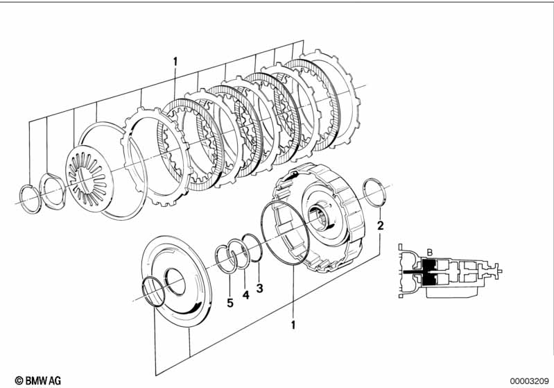 ZF 4hp22/24 drijfkoppeling B