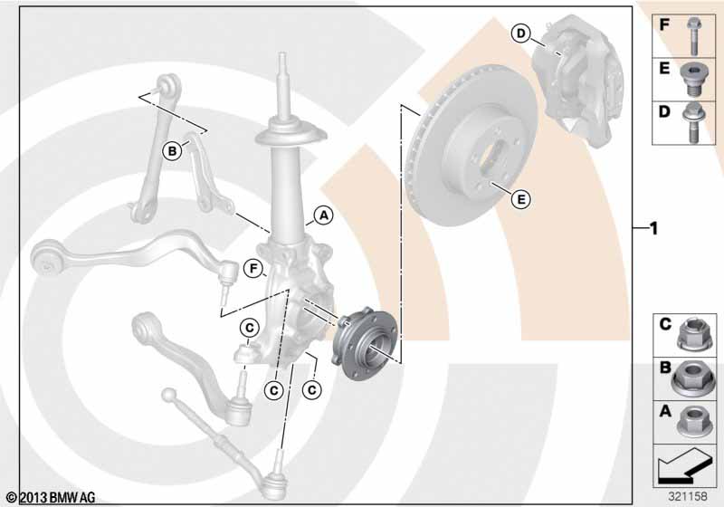 Reparatieset wiellager voor