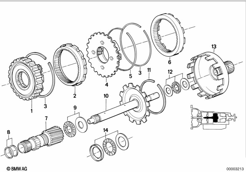 ZF 4hp22/24 planeetwiel stel