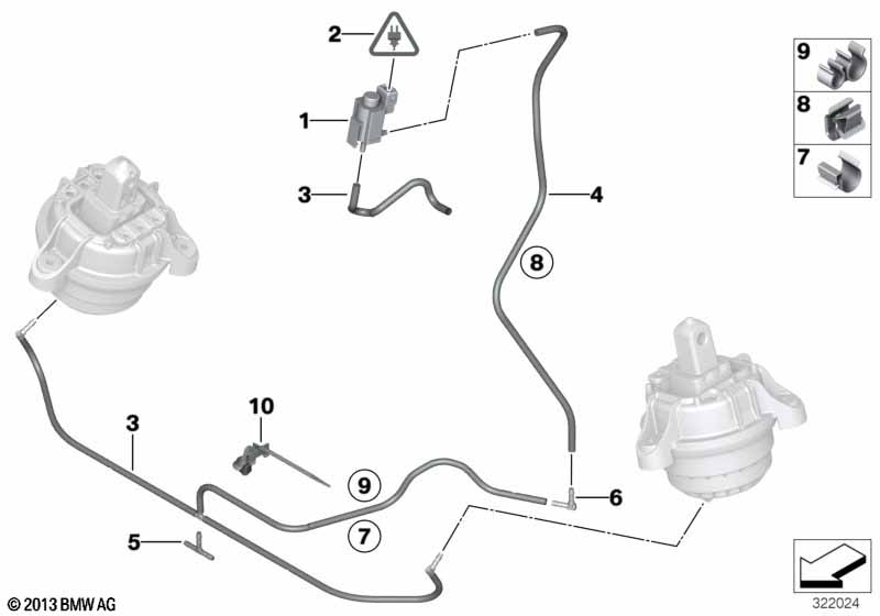 Vacu�mregeling-motorsteun