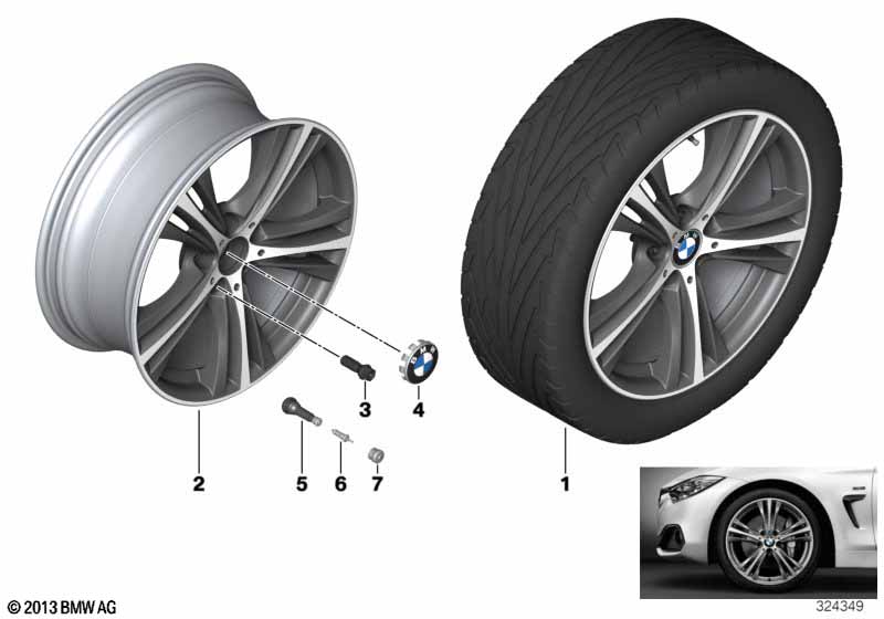 BMW LM velg sterspaak 407 - 19''