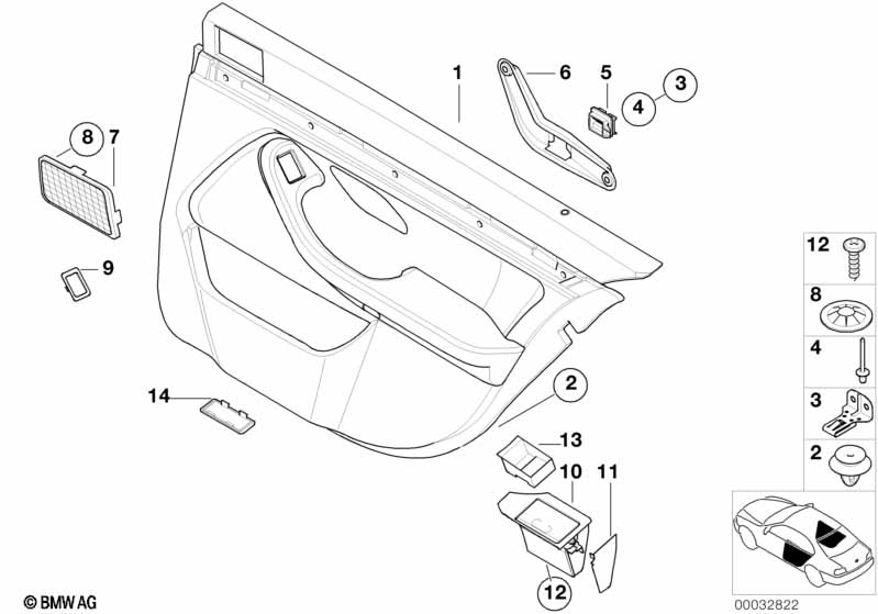 Portierbekleding achter leer zijairbag