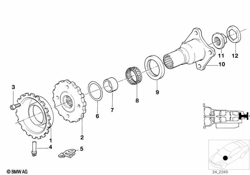 ZF 4hp22/24-EH afdrijving