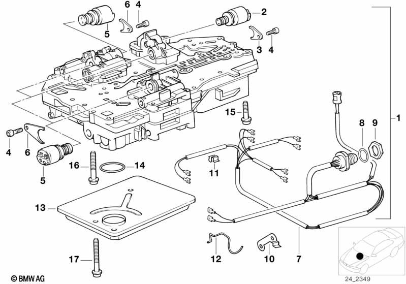 ZF 4h22/24-EH schakelbrein+aanbouwdelen