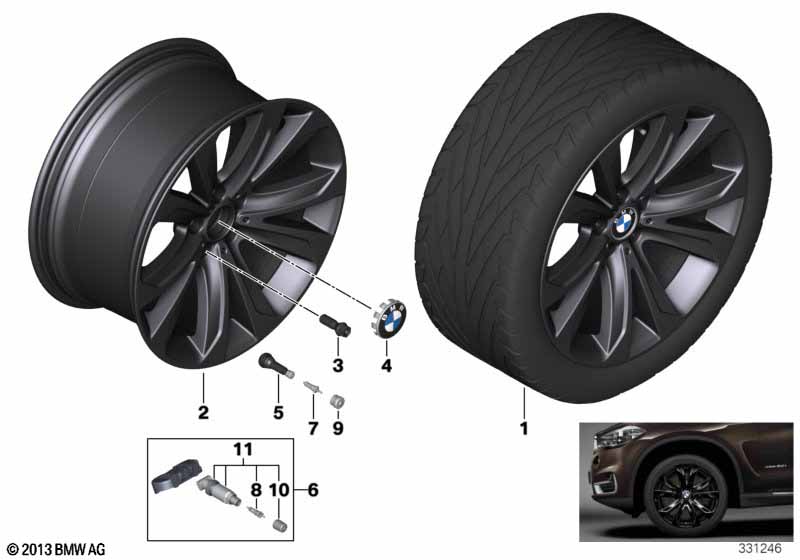 BMW LM-velg sterspaak 491 - 20''