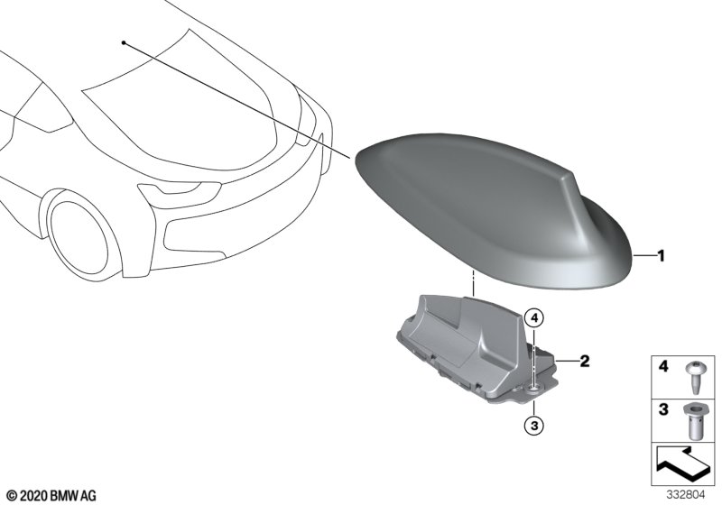 Onderdelen antenne