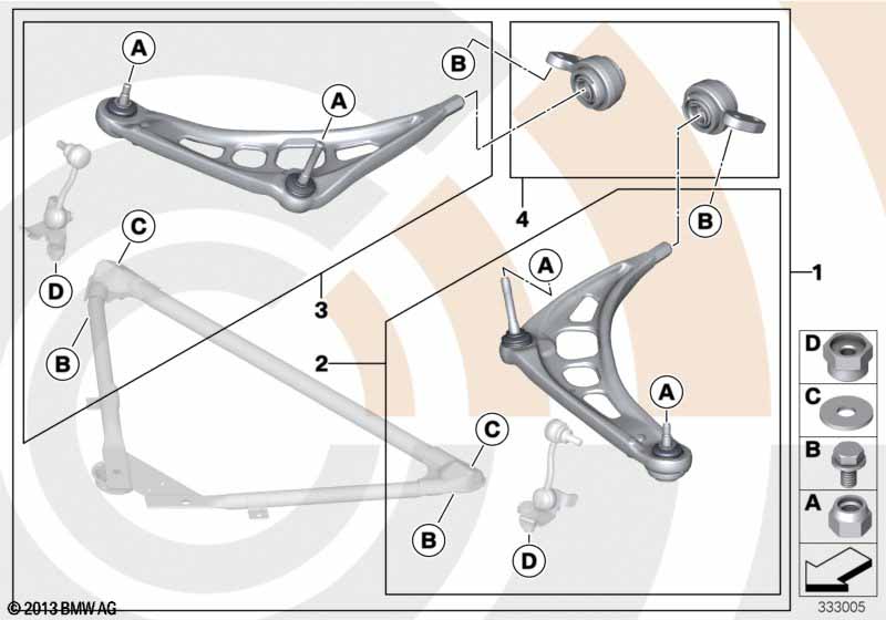 Service Kit dwarsdraagarm / Value Line