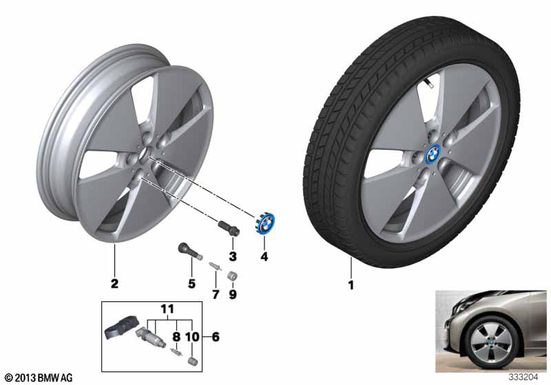 BMW i LM-velg sterspaak 427 - 19''