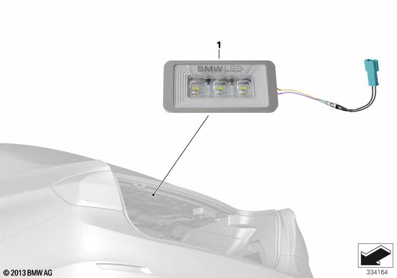 BMW bagageruimteverlichting LED
