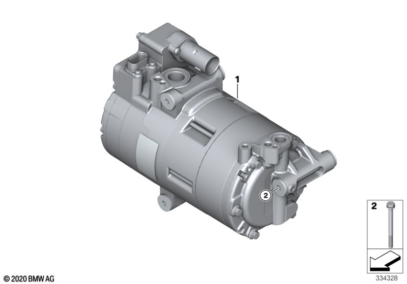 Elektrische aircocompressor