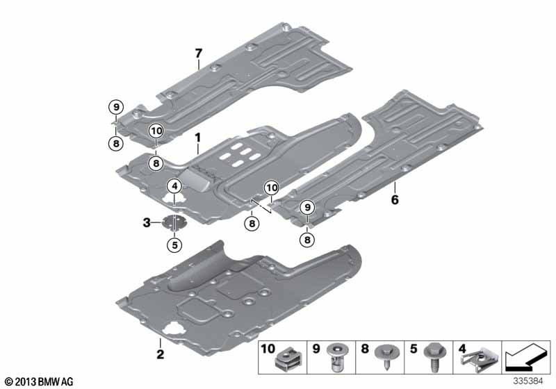 Bodembeplating vóór