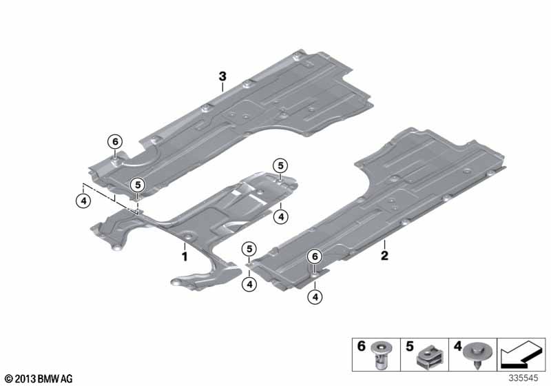 Bodembeplating vóór