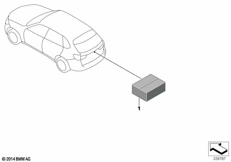 Inbouw achteruitrijcamera