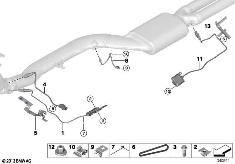 Uitlaatgassensoren / sonde NOX / SCR