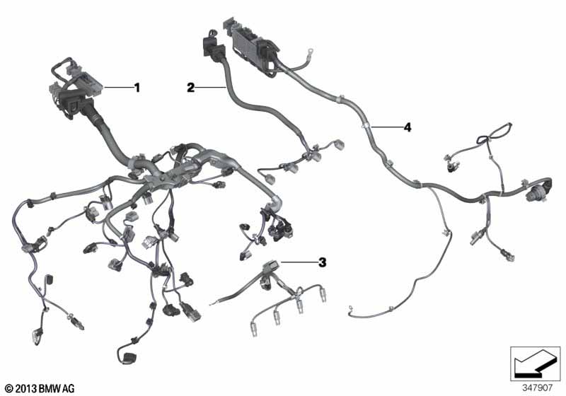 Kabelboom motor