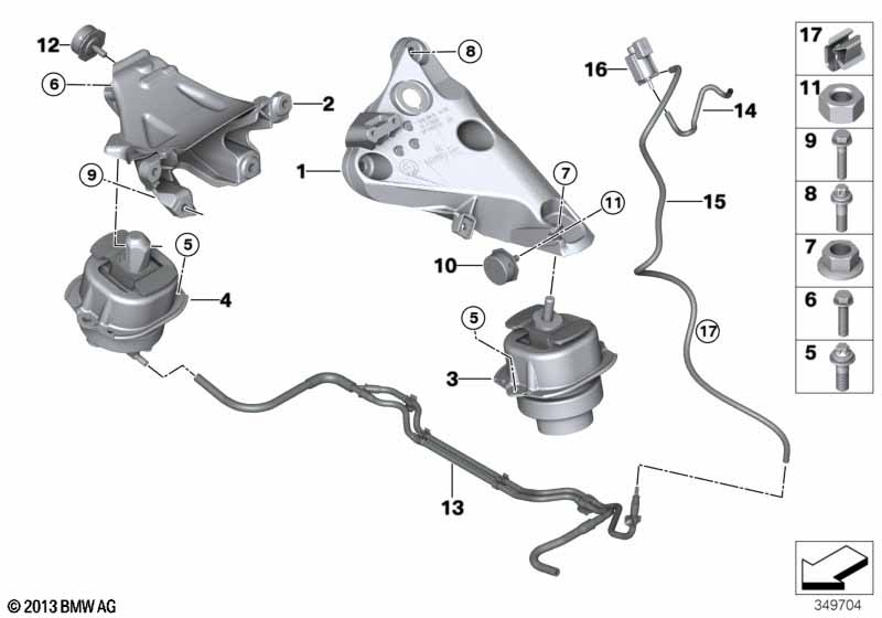 Motorophanging