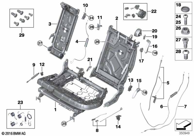 Stoel achter stoelframe comfortstoel