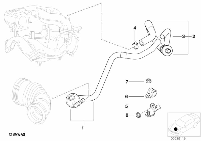 Onderdrukbesturing-motor