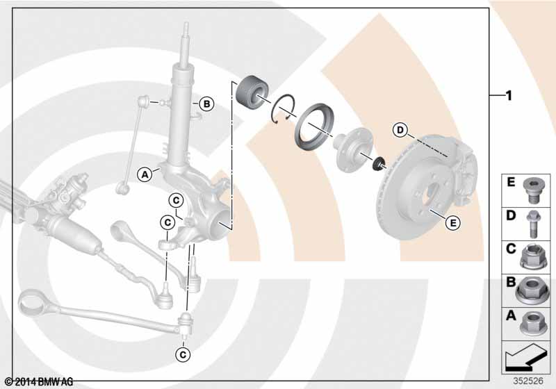 Reparatieset wiellager voor