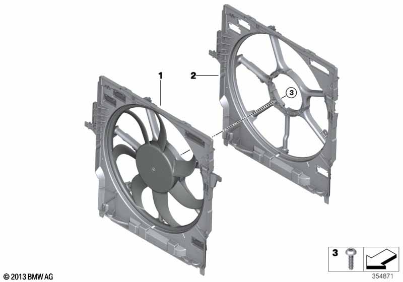 Ventilatoromlijsting, aanbouwdelen