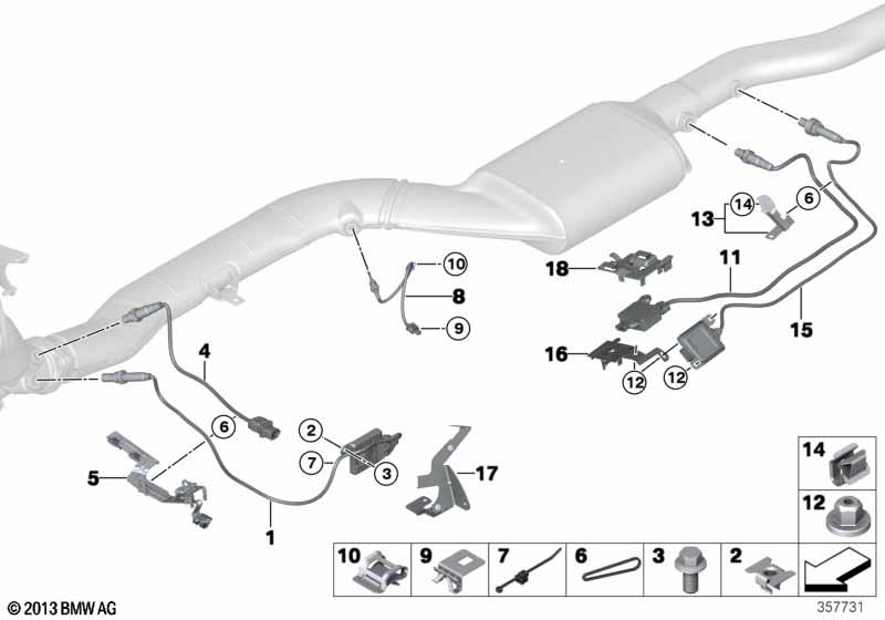 Uitlaatgassensoren / sonde NOX / SCR