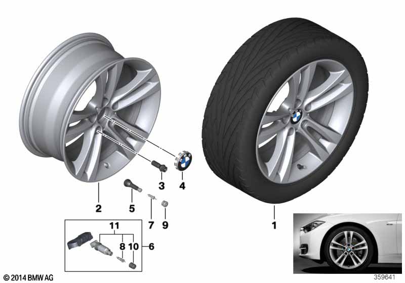 BMW LM velg dubbelspaak 397 - 18''