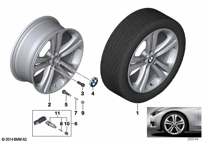 BMW LM velg dubbelspaak 401 - 19''