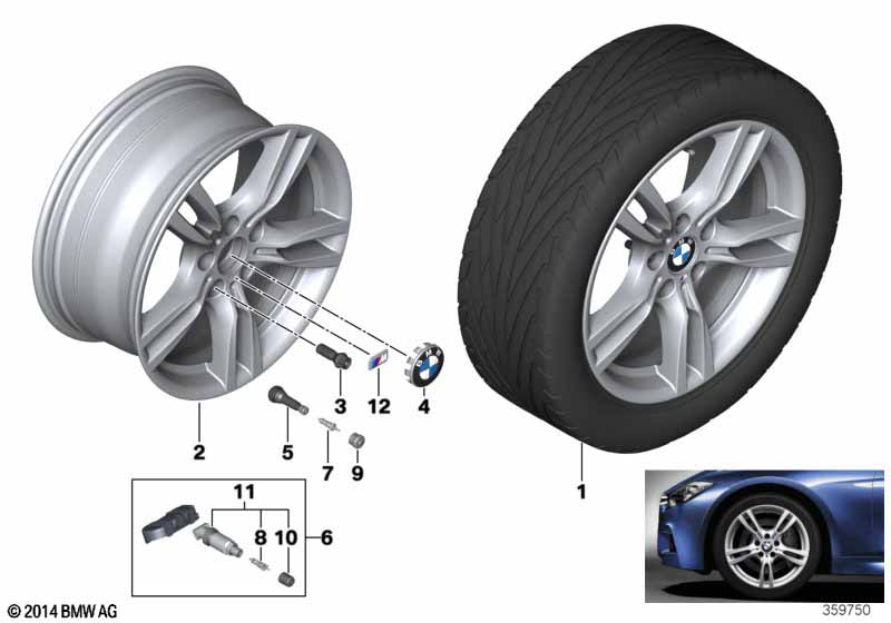 BMW LM-velg M sterspaak 400 - 18''