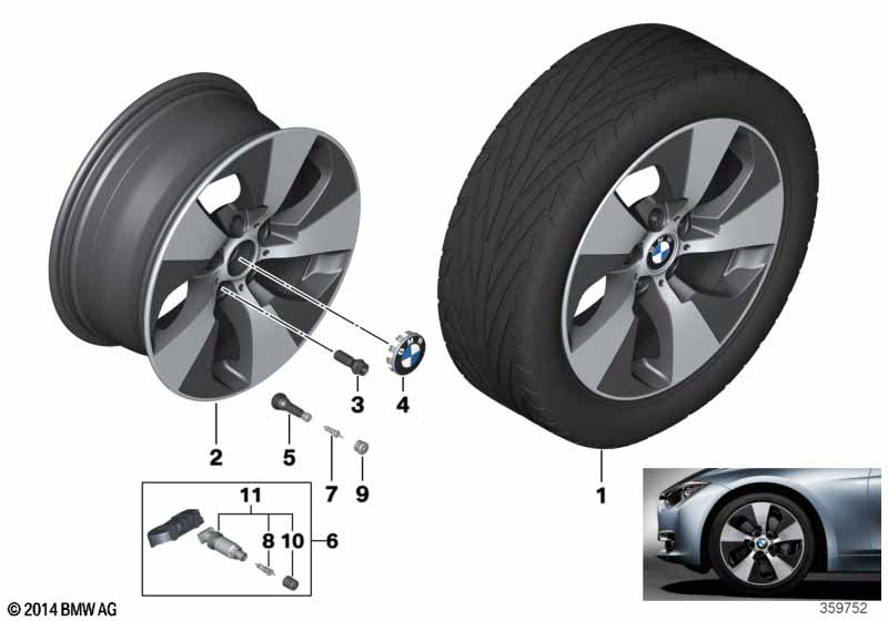 BMW LM-velg Streamline 419 - 18''